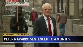 Ex-Trump aide Peter Navarro sentenced to 4 months for defying Jan. 6 committee subpoena