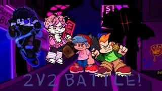 2v2 Battle! TechnoKinesis but Alucard, Yukichi, Pico and Girlfriend sing It.