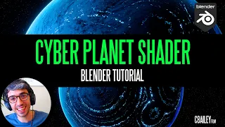 Cyber Planet Procedural Shader | Blender 2.91 Tutorial