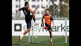 Real Madrid Training 17 Sep: Intense physical drills, positioning & control | Benzema trained inside