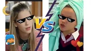 PATADAS DE REBELDE BR VS PATADAS DE AS AVENTURAS DE POLIANA!/FAMOSINHOS TEEN!❤💓