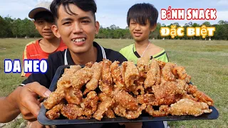 Da Trư Bát Giới Chiên Giòn | Bánh Snack Đặc Biệt Của Sang Vlog