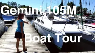 Gemini 105M Boat Tour (Sailing SV Catsaway) - Ep. 11