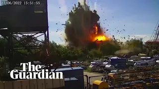 Dramatic CCTV footage of Russian missile strike on mall released by Zelenskiy