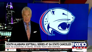 South Alabama softball series at Georgia canceled due to shooting at team's hotel
