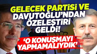Gelecek Partisi ve Ahmet Davutoğlu'ndan Özeleştiri Geldi! 'O Konuşmayı Yapmamalıydık' Seçil Özer KRT