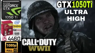 Call of Duty WW2 | GTX 1050Ti 4GB | i5 4460 | 16GB RAM | Benchmark