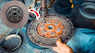 How to Rebuild/Recycle a Clutch Plate of Your Car or Truck with || Simple Tools || Full Diy Video