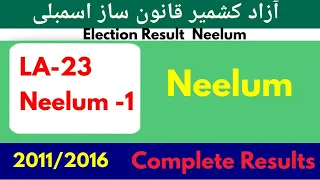 LA - 23 Neelum - 1 | NEELUM | AJK ELECTIONS 2021 | ELECTION CELL by EDEN GARDEN TIMES