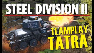 TEAMPLAY TATRA! Steel Division 2 Conquest Gameplay (Ostrowno, 10v10)