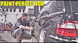 Here’s What A $4,000, 40-Hour Paint Restoration Looks Like On A DAILY DRIVEN Black E55 AMG Wagon.