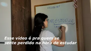 se você não sabe como estudar, esse vídeo é pra você