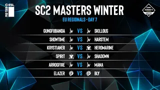 [ESL SC2 Masters: Winter] EU Regionals | День 7