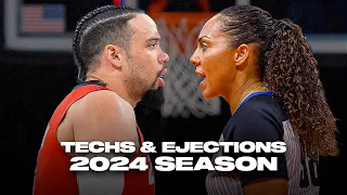 NBA "Technicals & Ejections" Moments of 2024 Season 😳