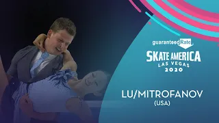 Lu/Mitrofanov (USA) | Pairs Free Skating | Guaranteed Rate Skate America 2020 | #GPFigure