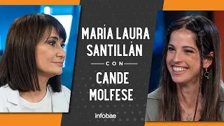 Cande Molfese con María Laura Santillán: "Un tipo me agarró la cola en la calle y nadie me ayudó"