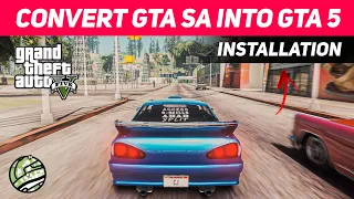 Convert GTA San Andreas Into GTA 5 (Installation Tutorial)