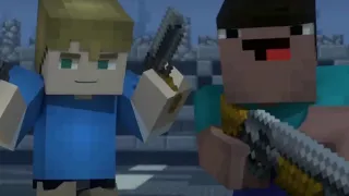 Grandson - Blood in the water [Minecraft Animation] Music video