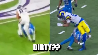 Was Kerby Joseph's Hits on Tyler Higbee and TJ Hockenson Dirty? An Objective Investigation