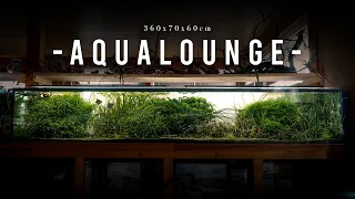Die AQUALOUNGE - 5000 Liter pure Natur Aquarien Faszination!