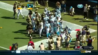 Panthers Steve Smith TD Fight