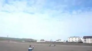 Kite, static flying broadhaven beach, wales