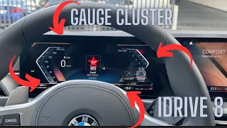 How To Adjust BMW's iDrive8 Gauge Cluster