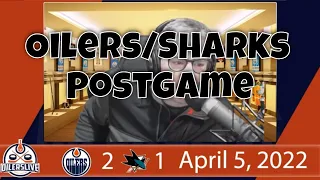 Edmonton Oilers vs San Jose Sharks April 5 2022 HEAVY HOCKEY POSTGAME