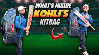 Check Out What's Inside Virat Kohli's MRF Cricket Kitbag! | @SportsLaunchpad