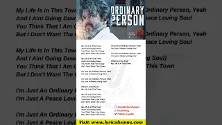 ❤️LEO Ordinary Person Song Lyrics In English | Lyrical Venue 🎷| #shorts #viral #trending #leosongs