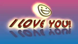 I LOVE YOU Free Footage Stock Background Video Effect AA VFX