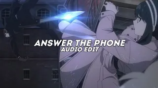 answer the phone (tiktok version) - shina mina remix [edit audio]