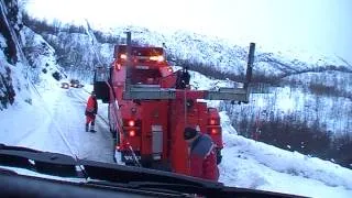 Truckberging in Øksfjord