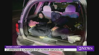 Two arrested for human smuggling after migrants found in car in Brooks County