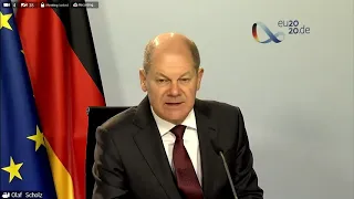 Germany's Scholz: No EU country would be "so unwise" as to block recovery plan