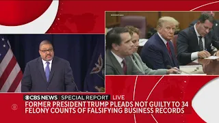 Manhattan DA Alvin Bragg speaks following Trump's arraignment