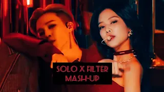 SOLO X FILTER 🔥 [ MEGA MIX MASH-UP ] with subtitles 😍 | JENNIE vs JIMIN |💜❤️💜