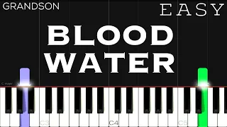 grandson - Blood // Water | EASY Piano Tutorial