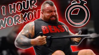 1 HOUR INTENSE BACK WORKOUT!!! - Eddie Hall