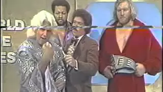 NWA World Wide Wrestling 1979 - Ric Flair, Ernie Ladd, Big John Studd promo