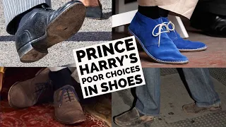 Prince Harry's Poor Choices in Shoes