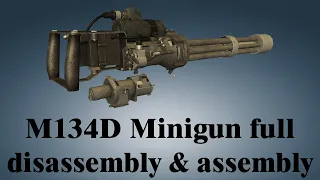 M134D Minigun: full disassembly & assembly