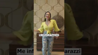 Sunny Leone in front of paparazzi