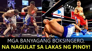 Mga Banyagang Boksingero na Nagulat sa Lakas ng Pinoy!