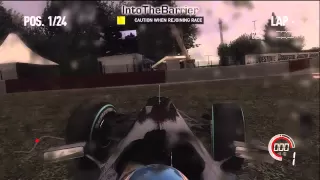 F1 Game 2010 - Soft tyres in wet conditions