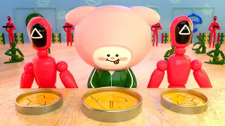 오징어게임 달고나 패러디 애니먹방 SQUID GAME DALGONA MUKBANG