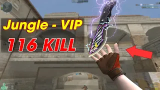 JUNGLE KNIFE - VIP Hiệu Ứng Đặc Biệt 116 KILL Cực Phê - Rùa Ngáo