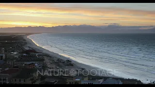 View of Muizenberg beach, Cape Peninsula, Cape Town, Western Cape, South Africa, Africa