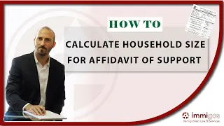 How to calculate household size for affidavit of support
