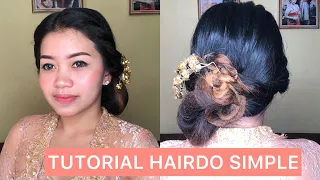 TUTORIAL HAIRDO KONDANGAN || hairdo simple ke pura